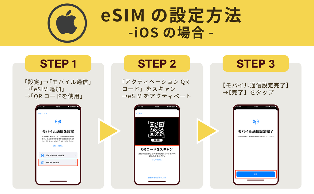 Prepaid eSIM IIJ DOCOMO 5GB