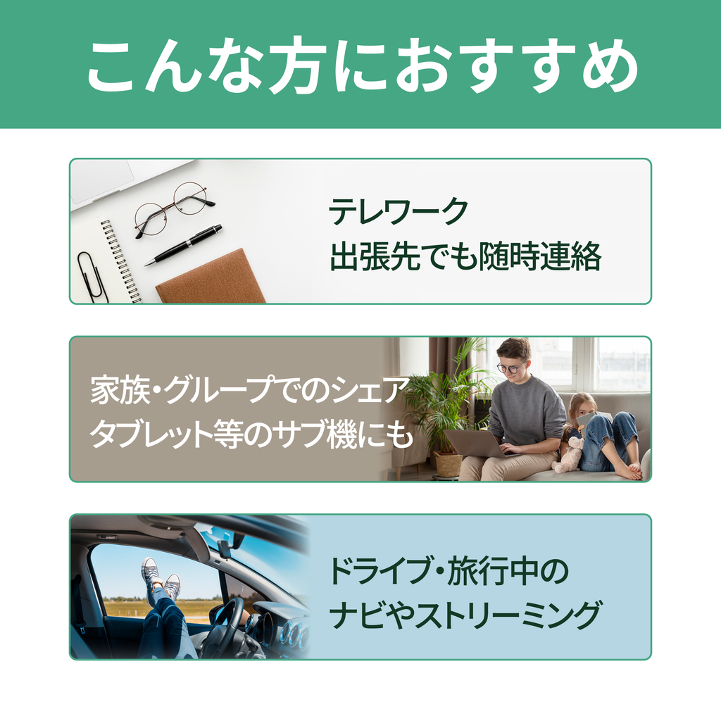 【NEW】Japan Prepaid WIFI 365日間200GBプラン