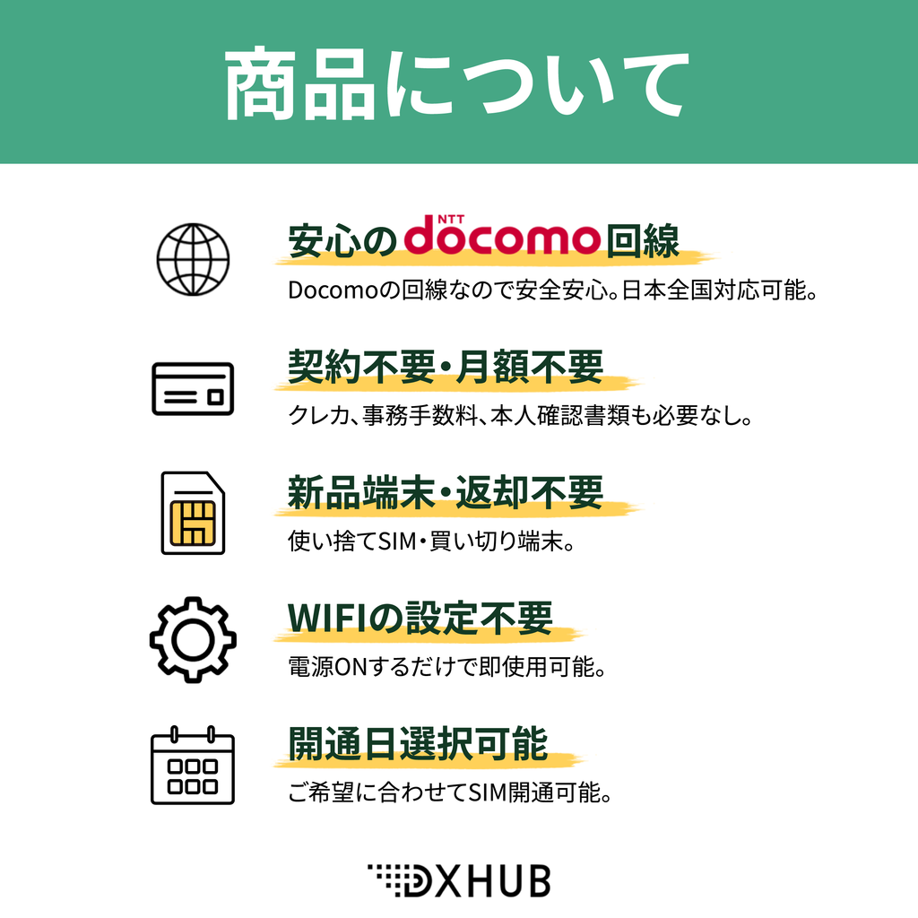 【NEW】Japan Prepaid WIFI 365日間300GBプラン